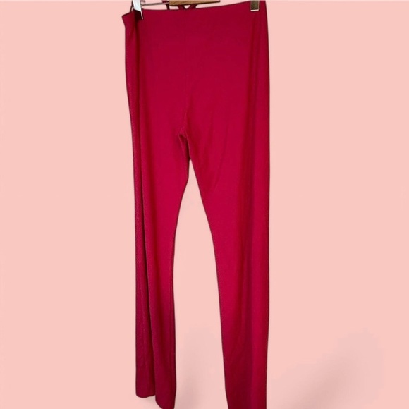Pink Tie Flare Pants - Picture 5 of 5